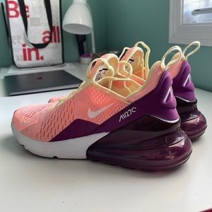 Pink/purple Nike Air Max 270 6Y